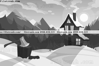 File in trần tranh da tuong hoat hinh minh hoa 303 (bản gốc) trời sao