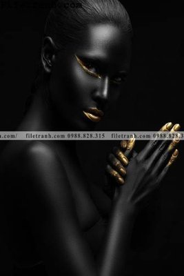 File gốc tranh da vang den 113 (in lụa) tranh mã đáo