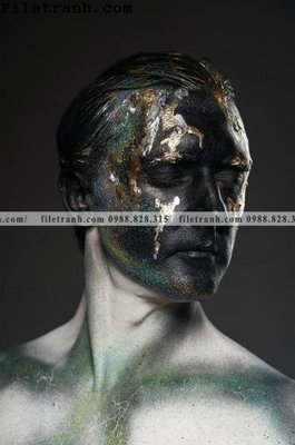 File PSD in ấn tranh da vang den 124 (chất lượng cao)