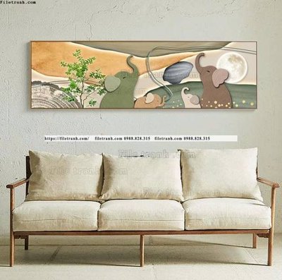 File gốc tranh dai dau giuong truu tuong 509 (trang trí) phòng ngủ