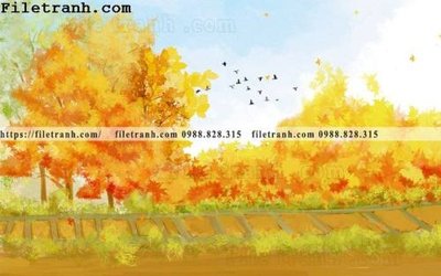 File in trần tranh dan hoat hinh phong tre em ve tay 103 (bản gốc) 5D