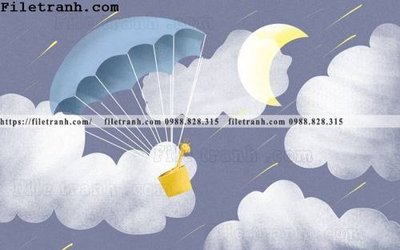 File tranh gốc tranh dan hoat hinh phong tre em ve tay 156 (bản quyền) độc đáo