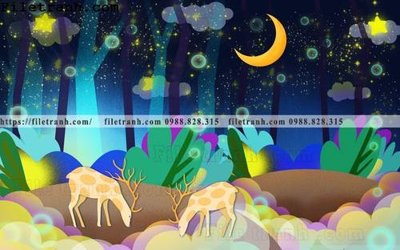 Download file gốc tranh dan hoat hinh phong tre em ve tay 242 (dùng cho in ấn)