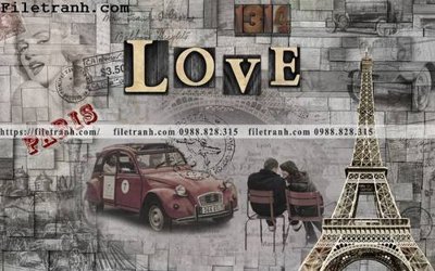 Tải file gốc tranh dan tuong mang den su tre trung hoai niem retro 102 (in khổ lớn) không mờ