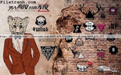 File tranh tranh dan tuong mang den su tre trung hoai niem retro 138 (file gốc) chủ đề phong thủy