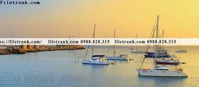 File tranh tranh dau giuong thuyen buom 601 (file gốc) chủ đề phong thủy