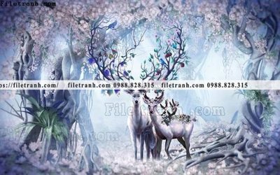 File gốc tranh decor hien dai tong hop 620 (in lụa) tranh phong thủy