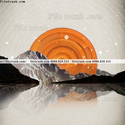 Tải file tranh decor hien dai tong hop 675 (PSD) cho in tranh 3D