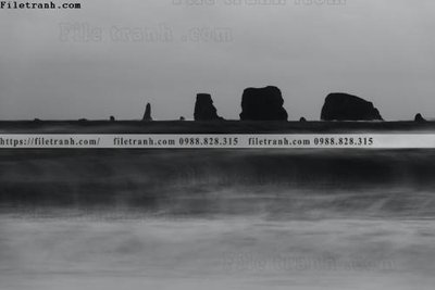 File ảnh tranh den trang phong canh 522 (gốc) in quảng cáo ngoài trời