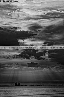 Tải file tranh den trang phong canh 580 (gốc) chủ đề phong thủy