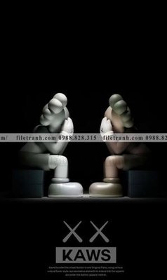 File gốc tranh gau kaws gau hung bao 535 (ảnh rõ nét) để in