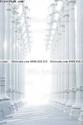 File in ấn tranh hanh lang 3d 300 chuyên nghiệp