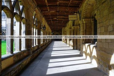 Ảnh gốc tranh hanh lang 3d 319 (độ nét cao) in tráng gương