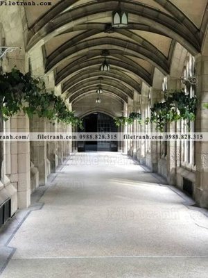 Ảnh gốc file in lụa tranh hanh lang 3d 349 chi tiết