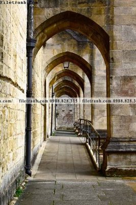 File tranh quảng cáo tranh hanh lang 3d 363 (file gốc) chuyên nghiệp