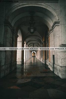 Tải file tranh hanh lang 3d 376 (gốc) làm file in ấn