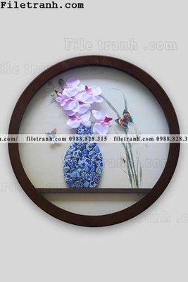 File gốc tranh hieu ung ba chieu tron phong cach Trung Quoc 210 cho in ấn và thiết kế