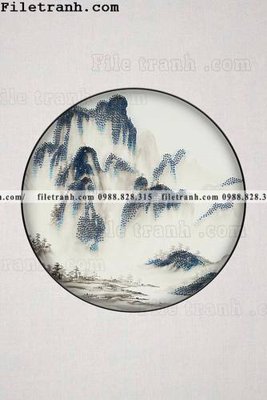 Tải file tranh hieu ung ba chieu tron phong cach Trung Quoc 225 (gốc) in ấn ngay lập tức