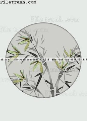 Download file tranh hieu ung ba chieu tron phong cach Trung Quoc 248 (gốc) in mica ốp bếp