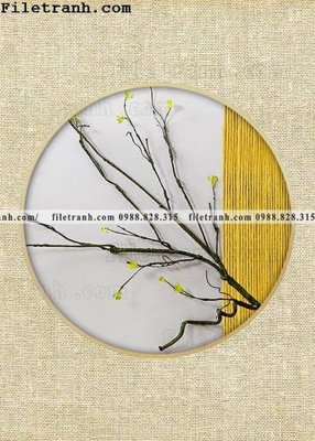 File tranh tranh hieu ung ba chieu tron phong cach Trung Quoc 256 (bản gốc) trang trí văn phòng