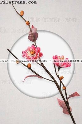 File tranh ảnh gốc tranh hieu ung ba chieu tron phong cach Trung Quoc 271 dùng cho in khổ lớn