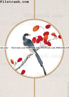 File gốc tranh hieu ung ba chieu tron phong cach Trung Quoc 351 (in ấn) màu sắc trung thực