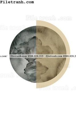 File in ấn tranh hieu ung ba chieu tron phong cach Trung Quoc 425 (bản gốc) chất lượng cao