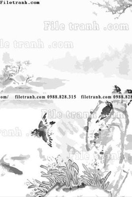 File ảnh tranh hinh anh vector phong cach muc 1502 (gốc) in decal dán tường