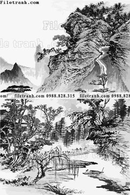 File tranh in mica tranh hinh anh vector phong cach muc 1537 (độ phân giải cao)