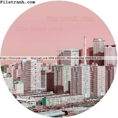 File PSD tranh hinh tron bac au 119 (chất lượng in ấn)