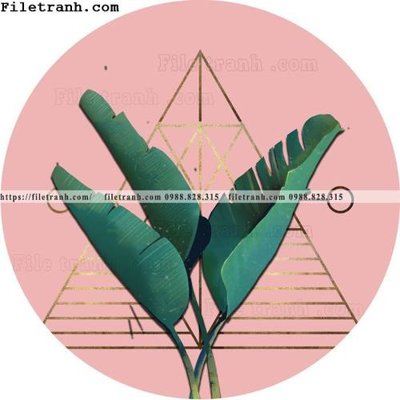 Download file gốc tranh hinh tron bac au 120 (in mica) 3D