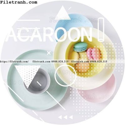 File tranh in trần 3D tranh hinh tron bac au 121 (ảnh gốc)