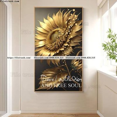 File tranh ảnh gốc tranh hoa 5d la vang 503 dùng cho in khổ lớn