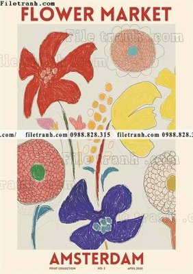 Tải file gốc tranh hoa co dien kieu Phap 604 (bản PSD) đầy đủ layer