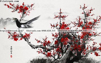 File PSD tranh hoa dao hien dai 529 (nguyên bản) cho thiết kế