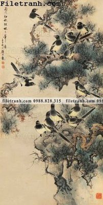 Download file gốc tranh hoa va chim dep 109 (dùng cho in ấn)