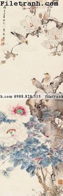 Tải file tranh hoa va chim dep 128 (ảnh gốc) file AI/EPS