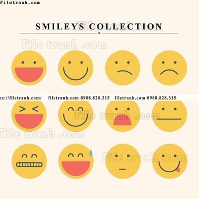 File in ấn tranh hoat hinh khuan mat mim cuoi 507 (bản gốc) chất lượng cao