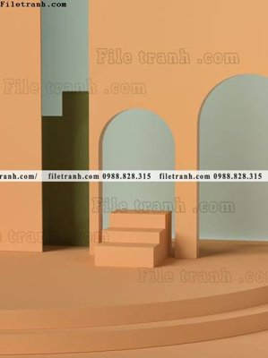 Tải file tranh khong gian truu tuong 662 (gốc) in tranh tráng gương