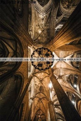 Tải file tranh kien truc kieu doc 128 (gốc) làm tranh trang trí