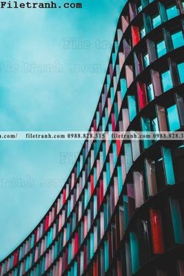 Tải xuống file tranh gốc tranh kien truc kieu doc 158 (PSD/TIFF)