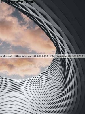 Tải file tranh kien truc kieu doc 237 (ảnh gốc) in gạch 3D