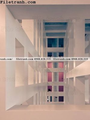 Tải file gốc tranh kien truc kieu doc 246 (in khổ lớn) không mờ