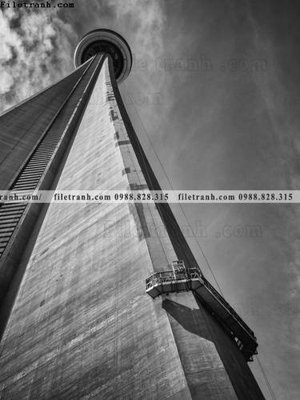 File ảnh tranh kien truc kieu dung toa nha 555 (gốc) dùng in Pano