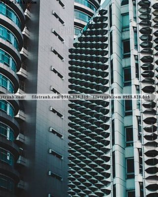 File gốc tranh kien truc kieu dung toa nha 594 (in mica) làm bảng hiệu