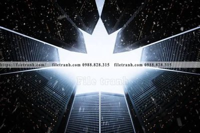 File tranh tranh kien truc kieu ngang 520 (ảnh gốc) in trần xuyên sáng