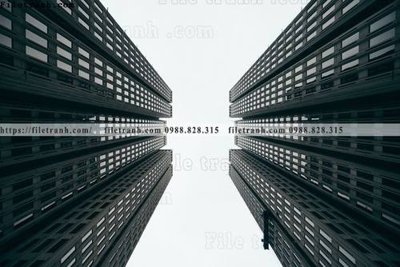 File gốc tranh kien truc kieu ngang 596 (in tráng gương) ốp tường