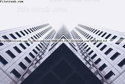 Tải file gốc tranh kien truc kieu ngang 607 (in bạt) quảng cáo