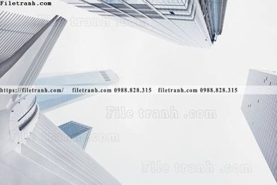 File gốc tranh kien truc kieu ngang 622 (vector) cho in ấn