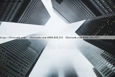 File tranh tranh kien truc kieu ngang 702 (file gốc) chủ đề phong thủy